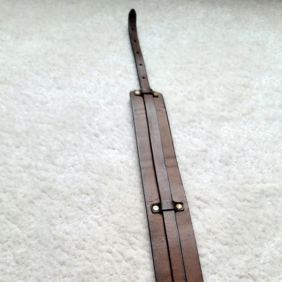 Abercrombie Kids Leather Belt Size L/XL - Picture 7 of 10